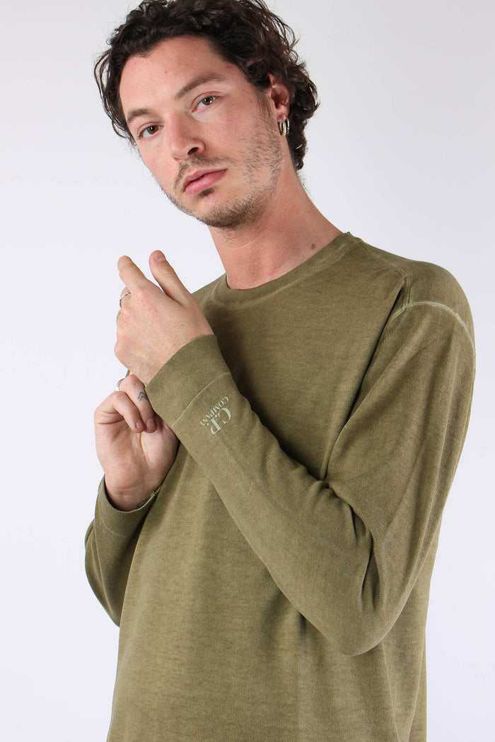 Maglia Doppia Tintura Effetto Lino Died Herb-4