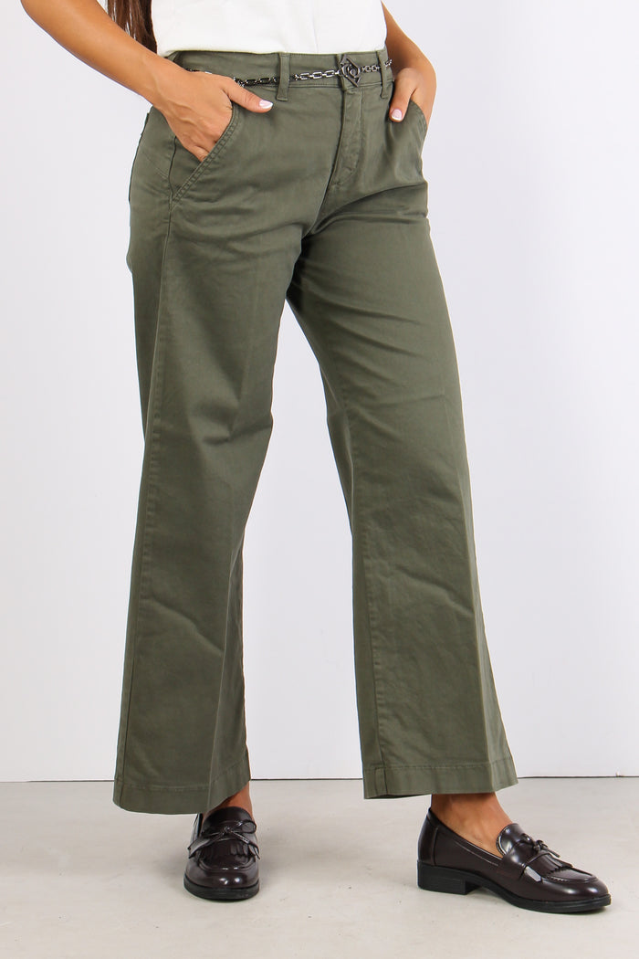 Pantalone Palazzo Cintura Mimetic-8