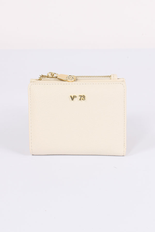 Keira Portafoglio Small Zip Around Bianco