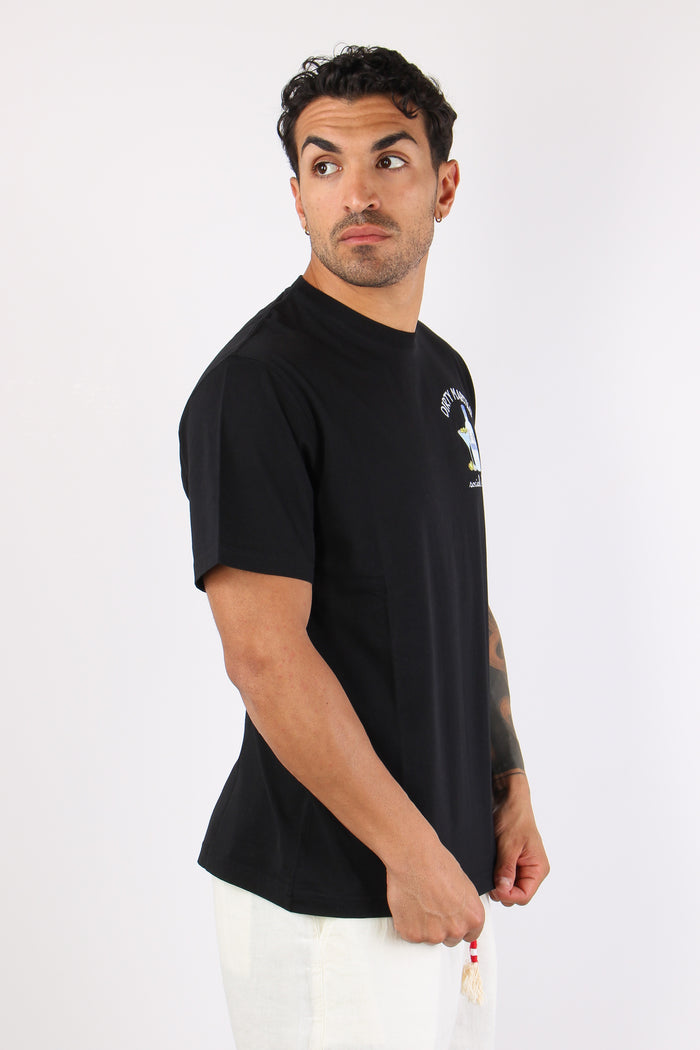 T-shirt Scritta Ricami Martini-3