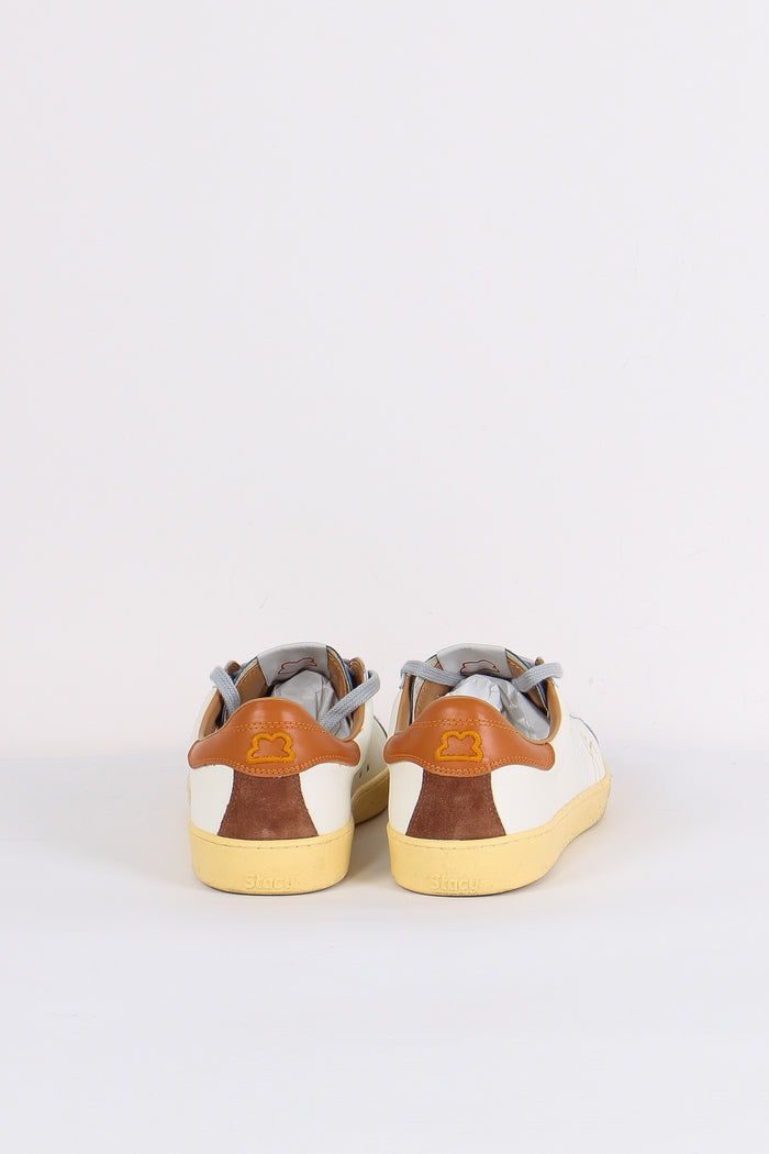 Sneakers Pelle Milk/sky-3