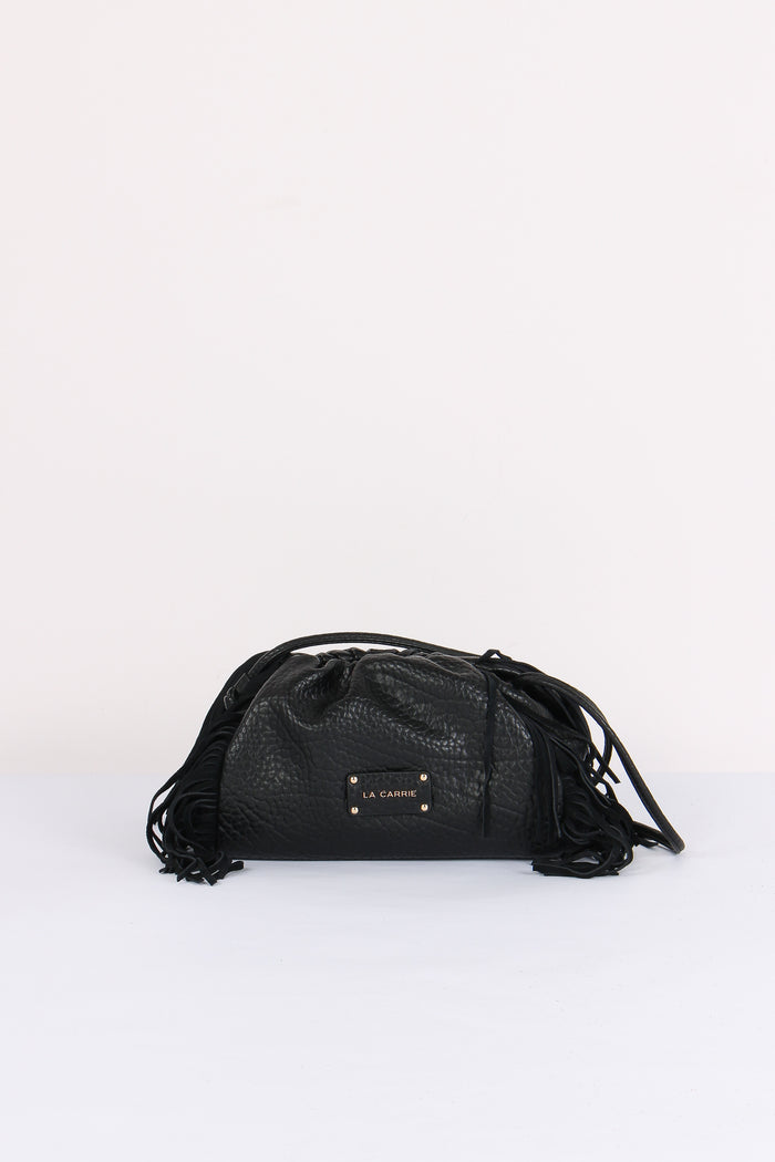 Borsa Souffle Frange Black