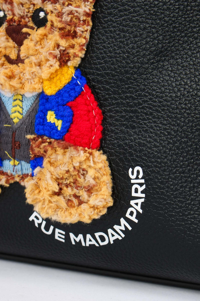 Mini Shopping Orsetto Black-8