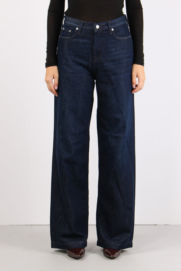 Denim Palazzo Denim Scuro-2