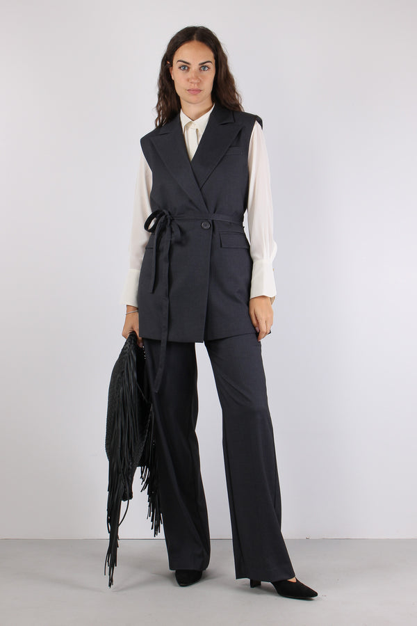 Gilet Lungo Cinturato Foregd Iron