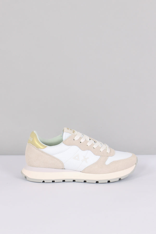 Sneaker Ally Gold Silver Bianco