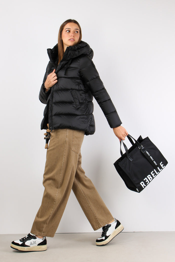 Piumino Nylon Cangiante Black-4