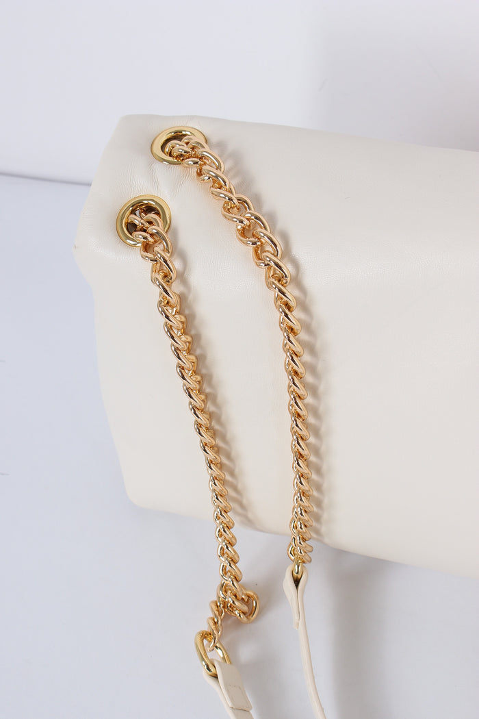 Tracolla Puffy Catena Panna-4