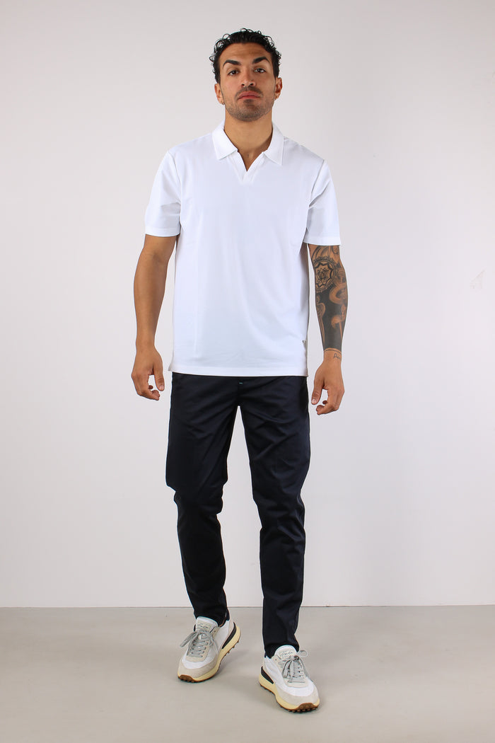 Pantalone Chino Rasatello Blu-3