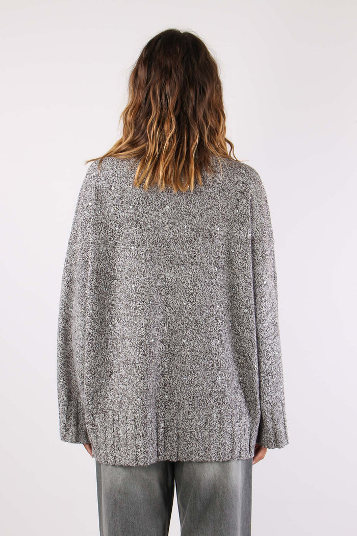 Dresda Collo Alto Micro Paille Mutli Bianco/grigio-4