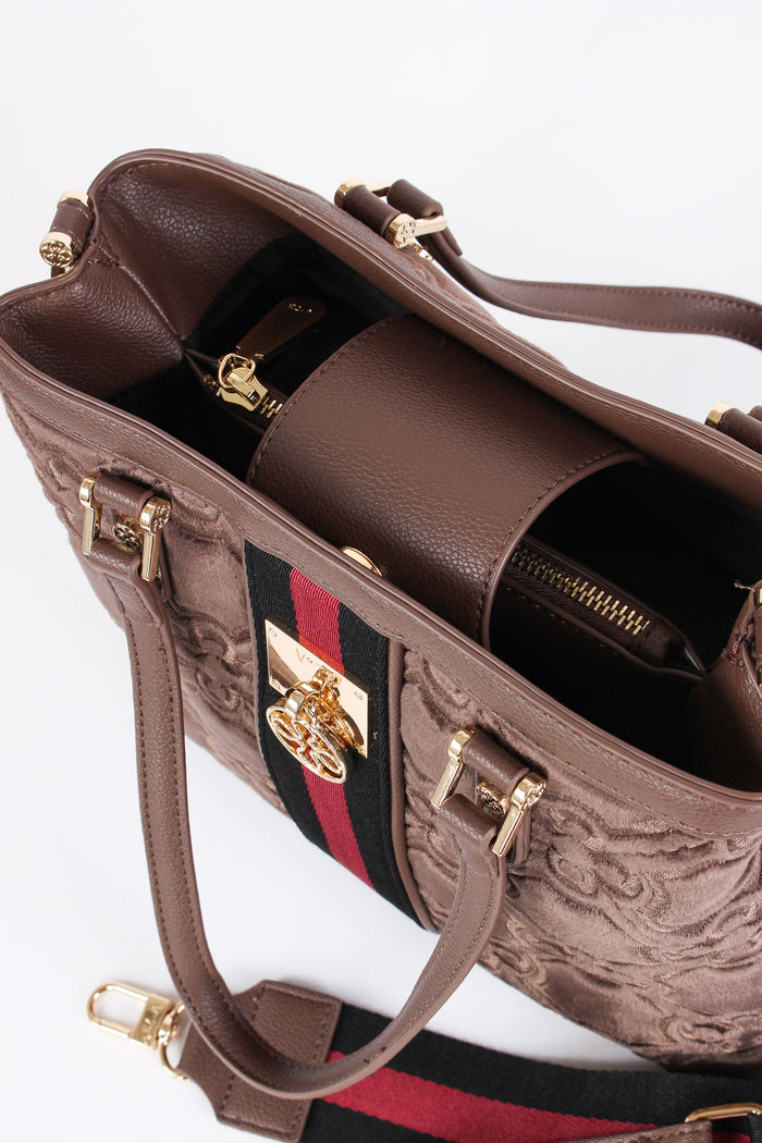 Cate Mini Shopping Taupe/multicolor-5