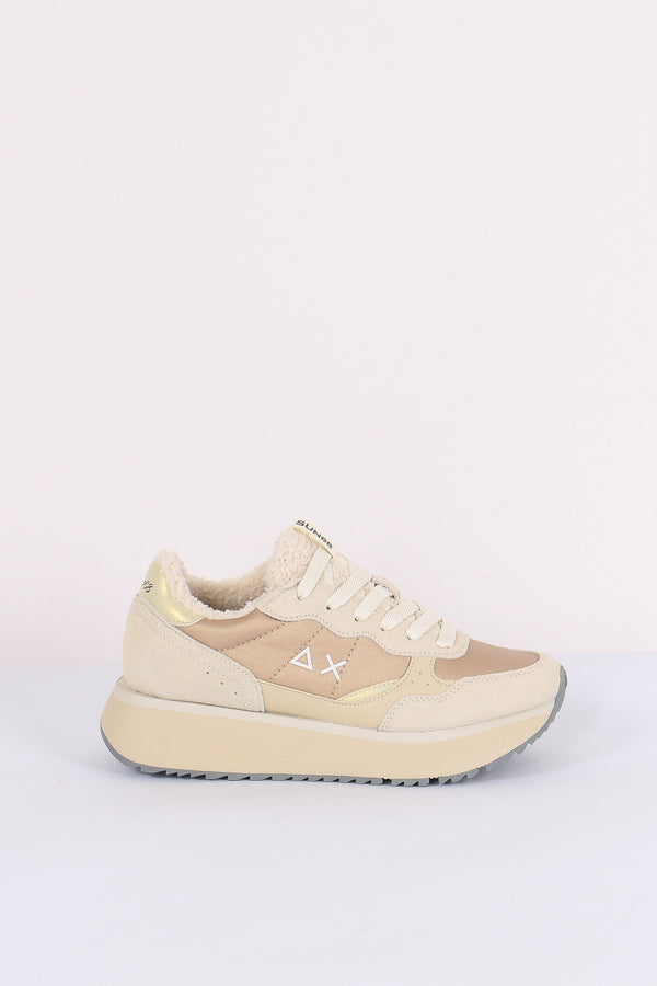 Sneakers Big Ally Teddy Fur Bianco