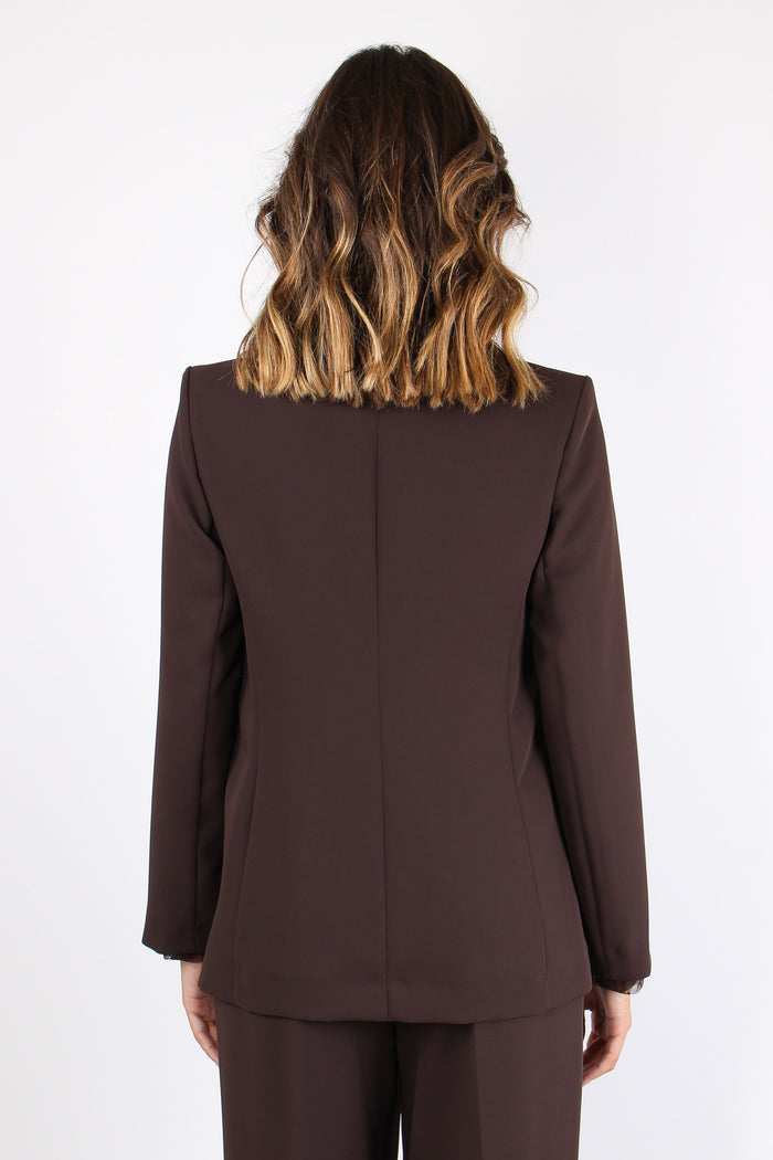 Giacca Fluida Spacchetti Later Moro-4