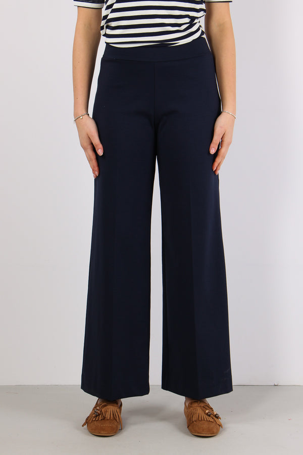 Pantalone Punto Milano Tencell Blu-2