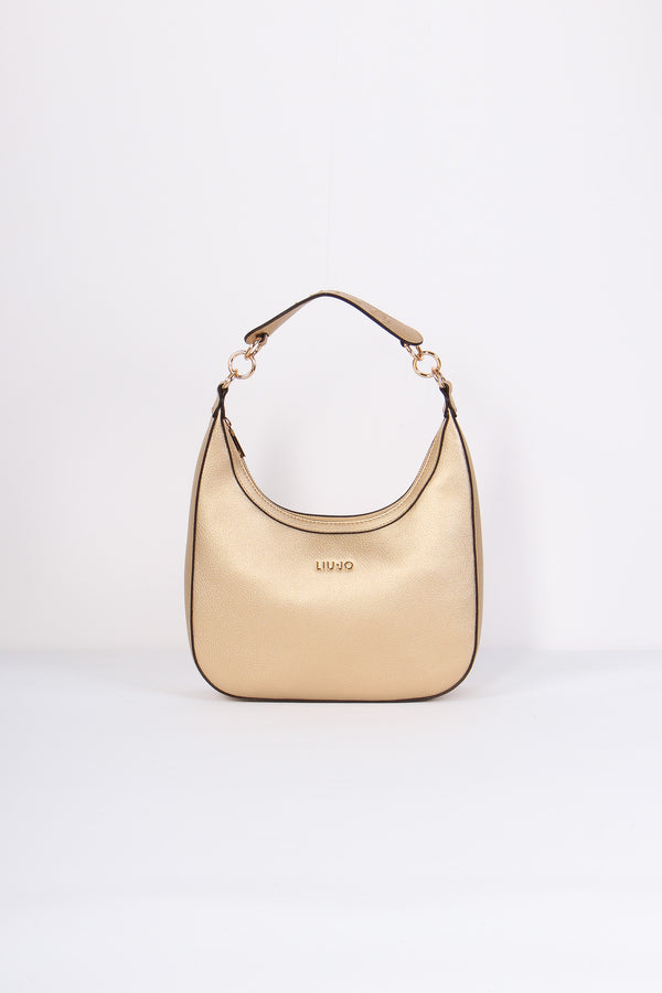 Borsa Hobo Tracolla Logo Gold