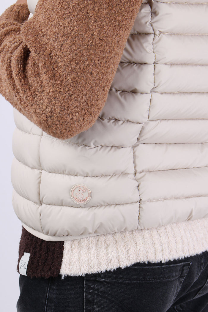 Rhus Gilet Piuma Beige-8