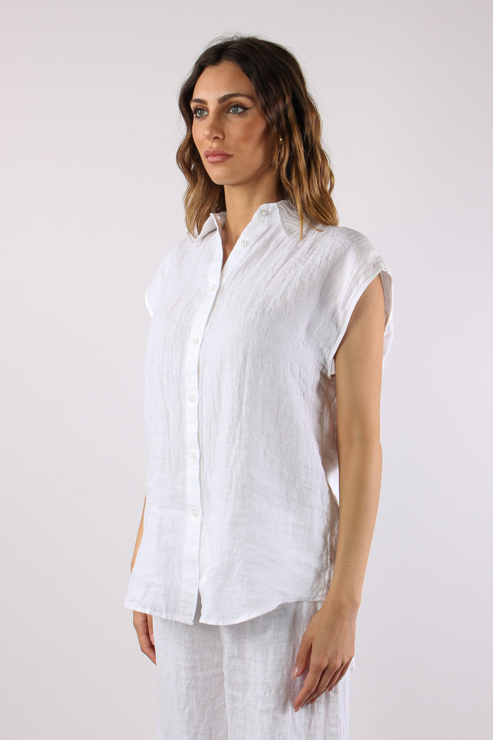 Camicia Smanicata Bottini Retr Naturale-3