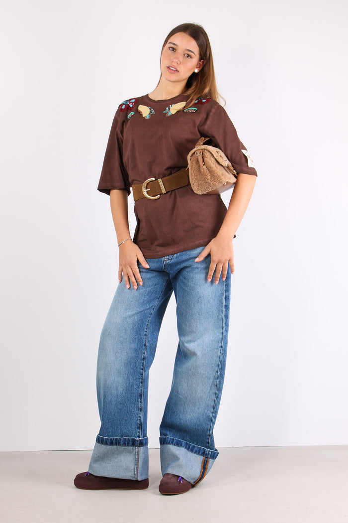 T-shirt Patch Ricami Unica