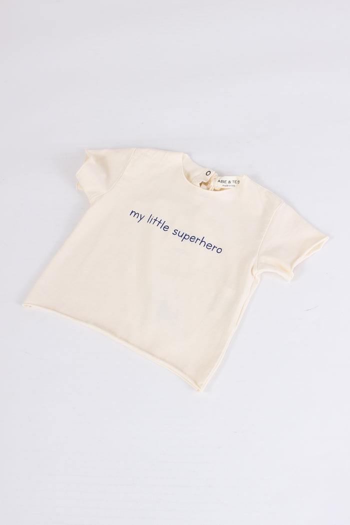 T-shirt My Little... Naturale/blu-4