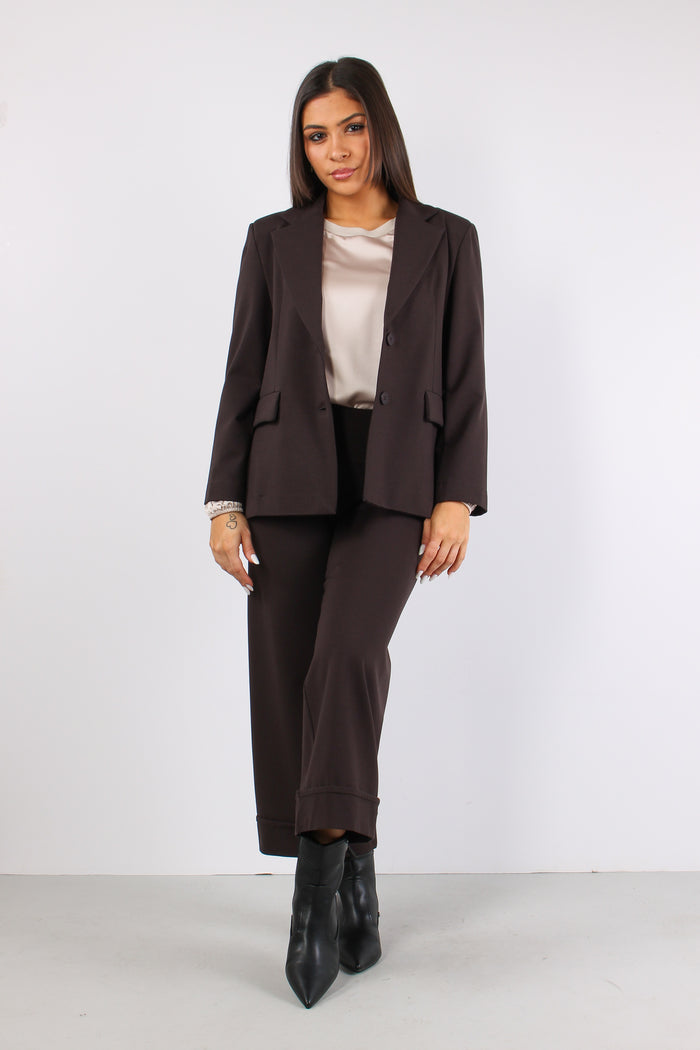 Casacca Manica Lunga Bimateria Nude-5