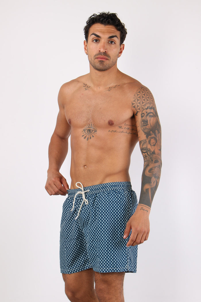 Costume Boxer Fantasia Blu-7