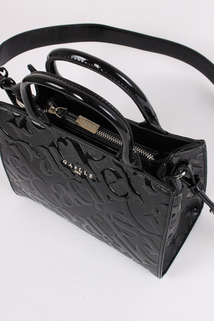 Mini Shopping Vernice Nero-4