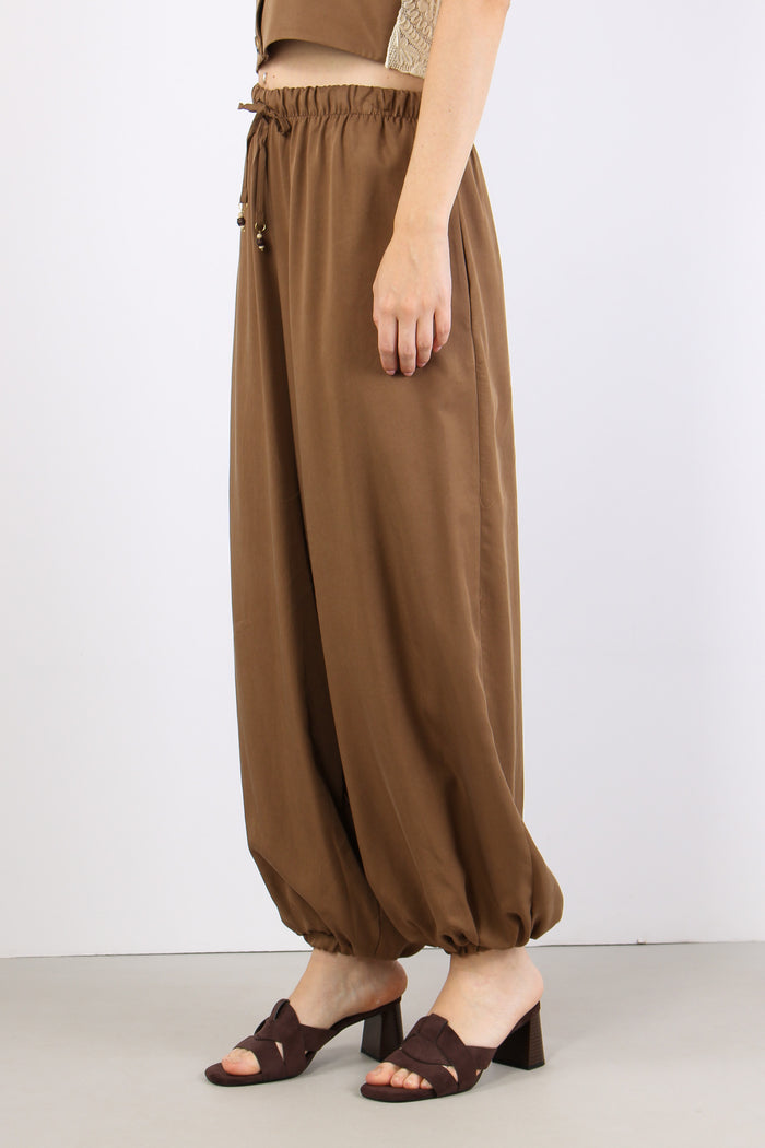 Pantalone Elastico Fondo Tabacco-6