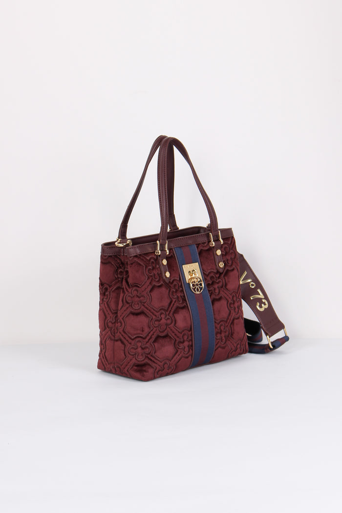Cate Mini Shopping Bordeaux/blu-5