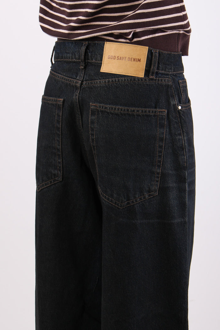 Zefiro Slouhy Denim Denim-7