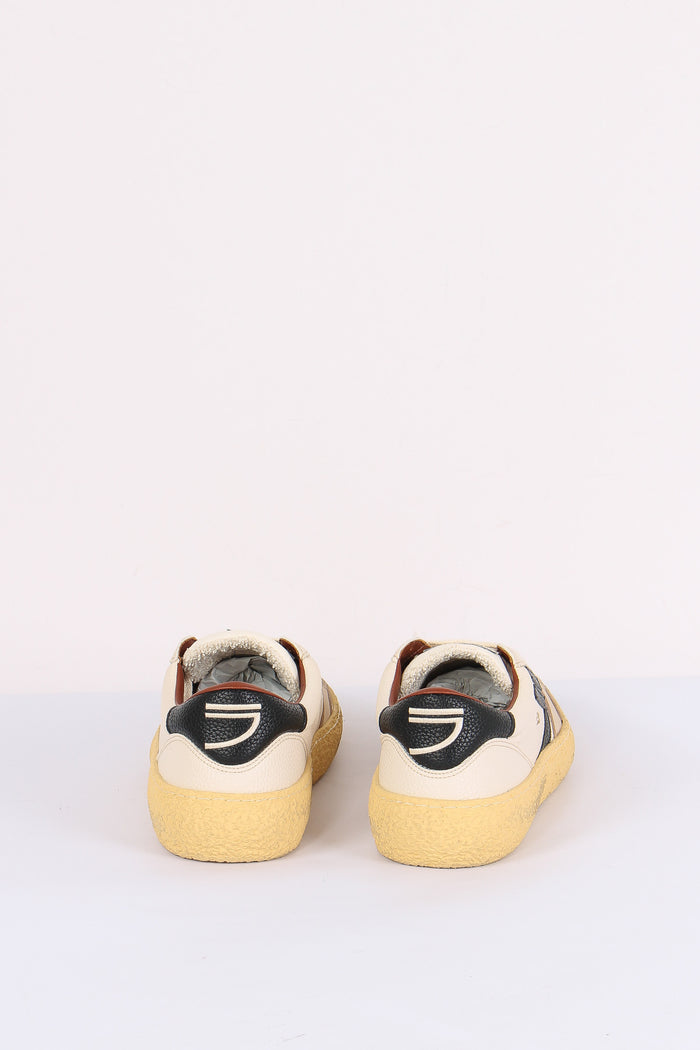 Sneakers Pelle Martellata Osso-3