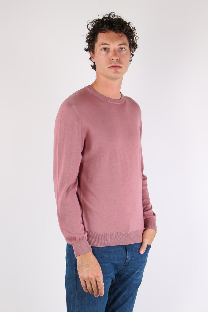 Mgalia Girocollo M/l 100% Cotone Salmone-6