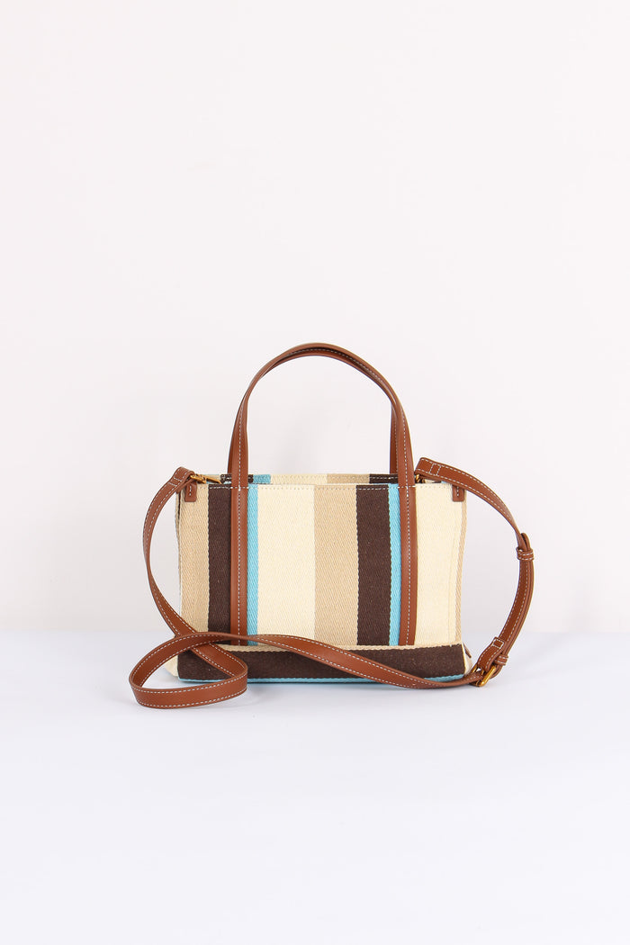 Shopping Mini Canvas Orso Multi Brown-3