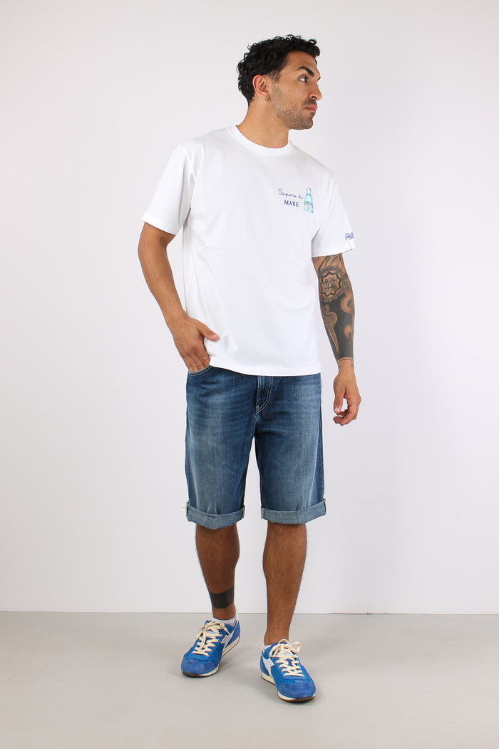 T-shirt Scritta Ricami  Sapore-4