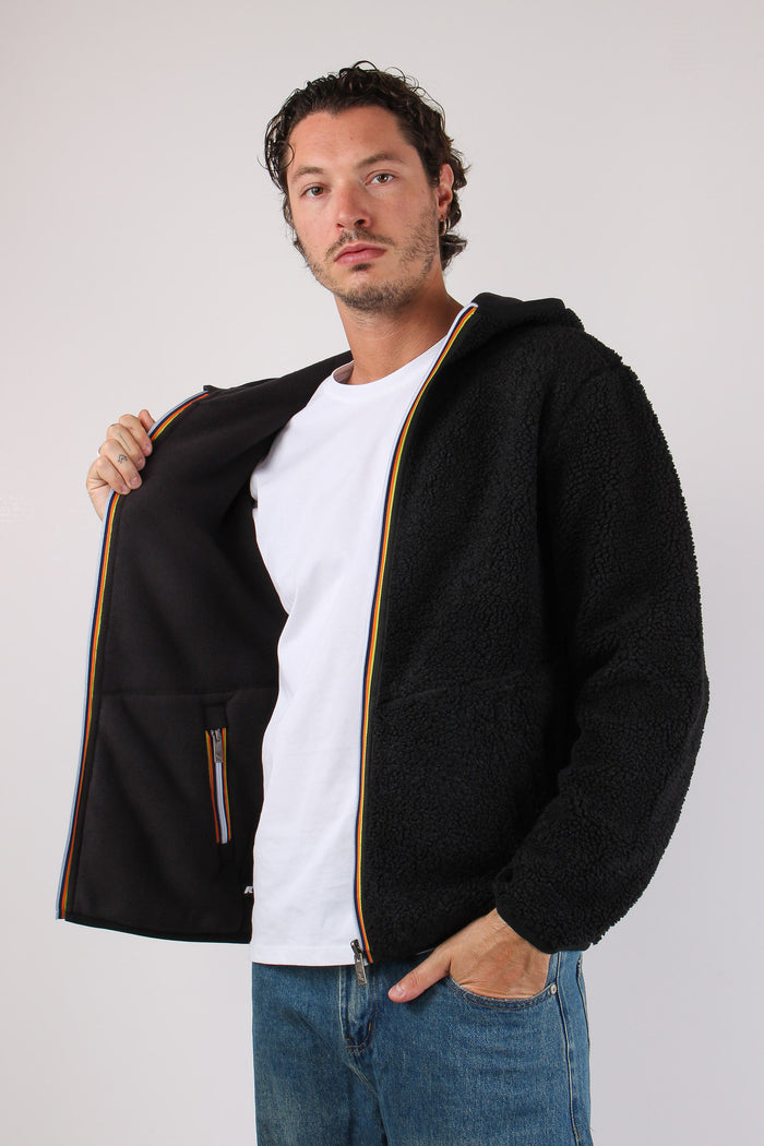 Felpa Teddy Reversibile Black/p-black-5