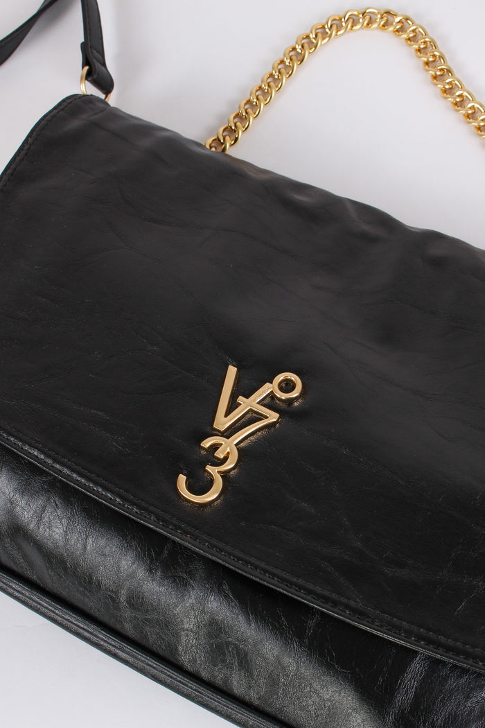 Louise Maxi Pochette Logo Nero-5