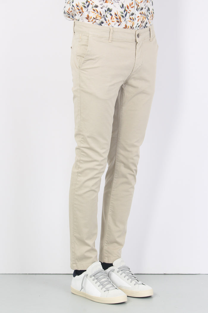 Pantalone Chino Slim Sabbia-5