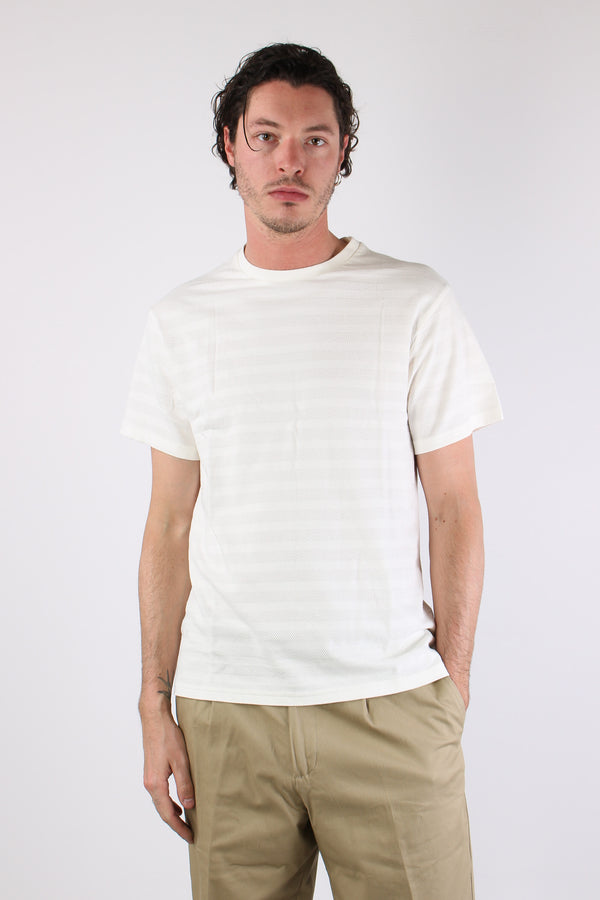 T-shirt Girocollo Basica Off White