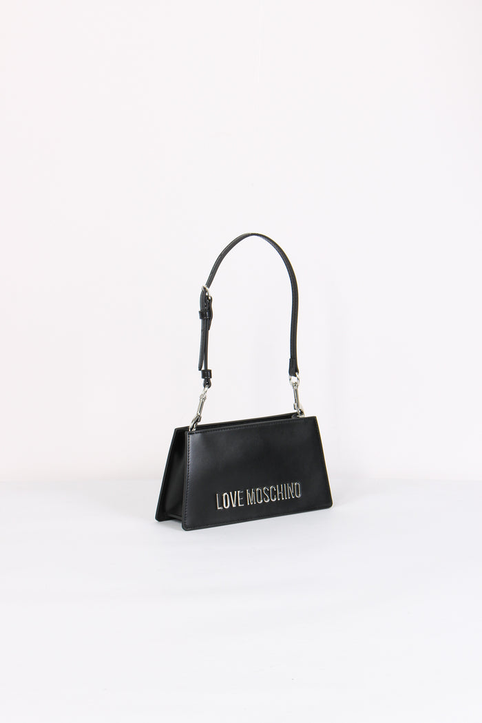 Borsa Rigida Trapezio Nero/nickel-7