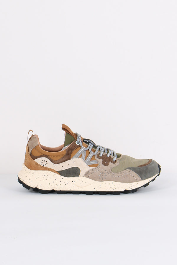 Sneakers Yamano Suede Nylon Grey/onion