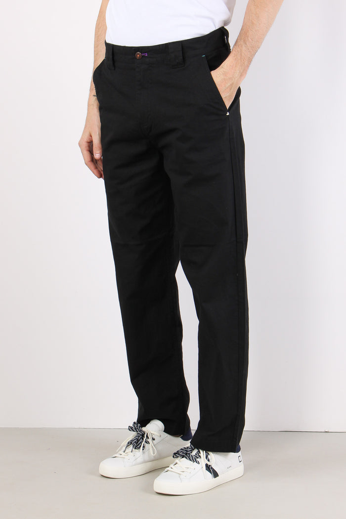 Pantalone Gamba Larga Nero-6