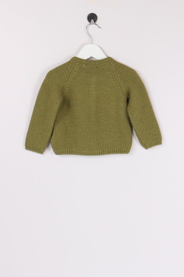 Giubbotto Lana Laccio Olive-2