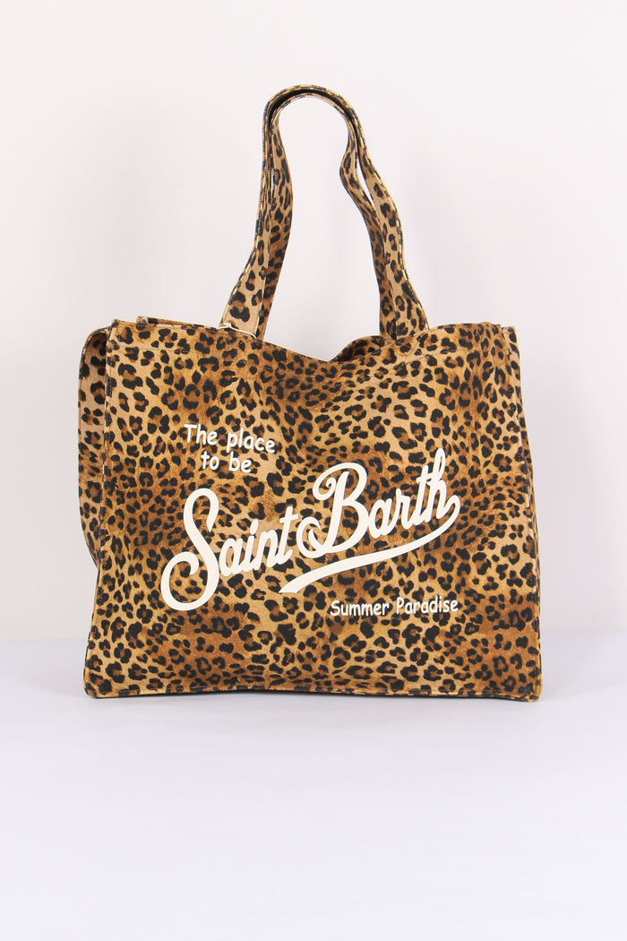 Essential Bag Canvas Leopard