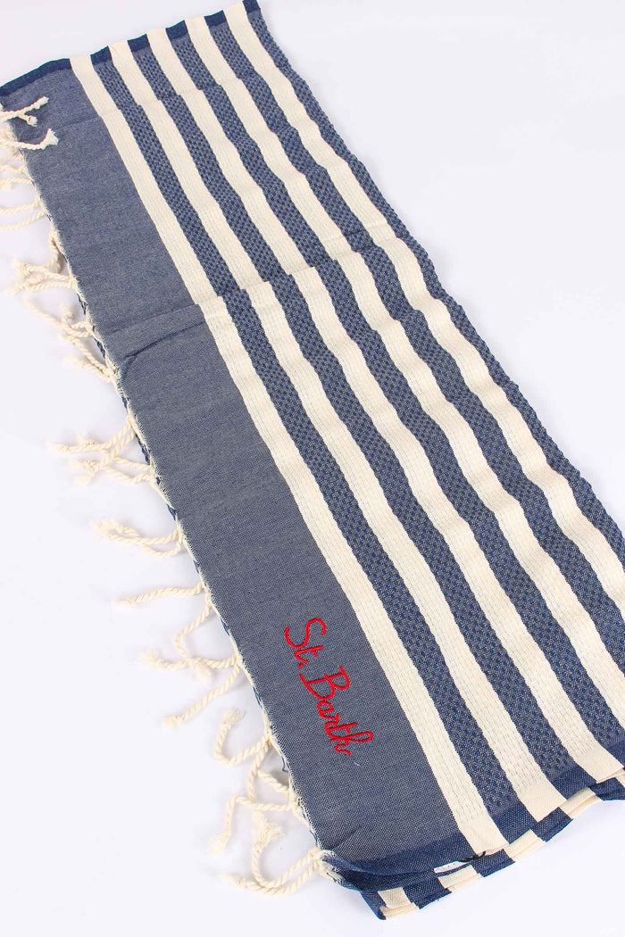 Foutas Righe Beige/blu-4