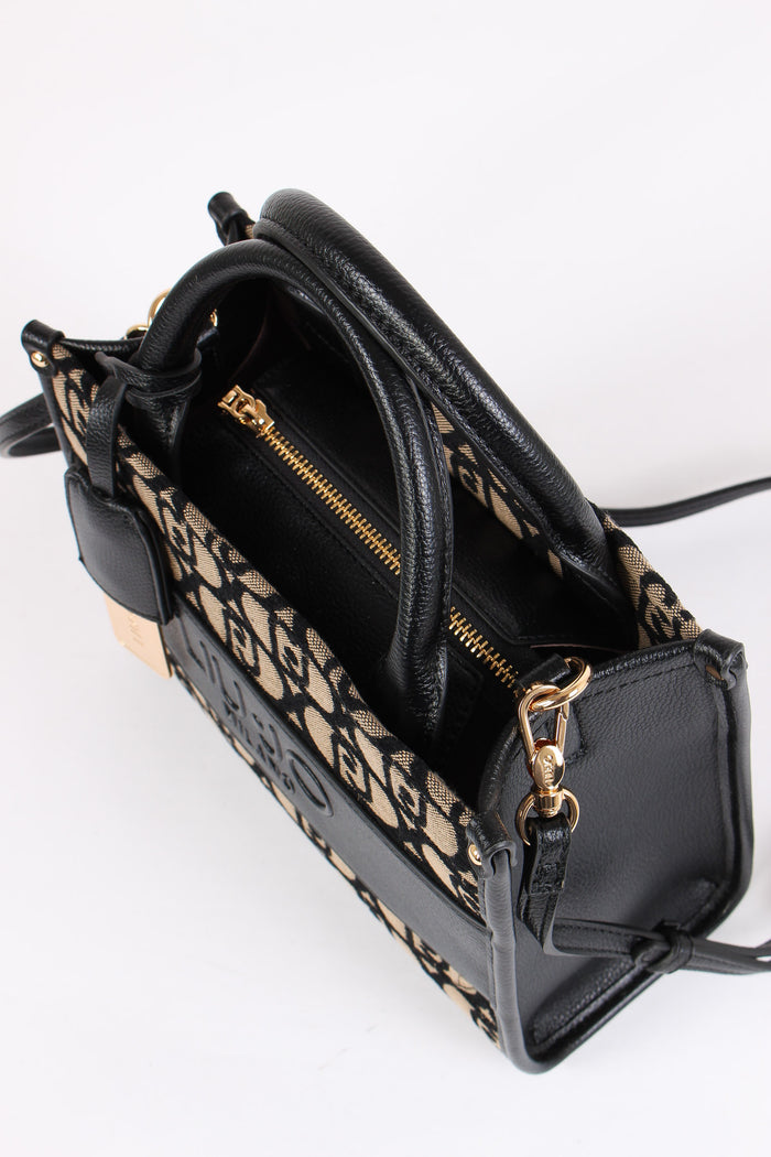 Shopping Piccola Monogram Nero-7