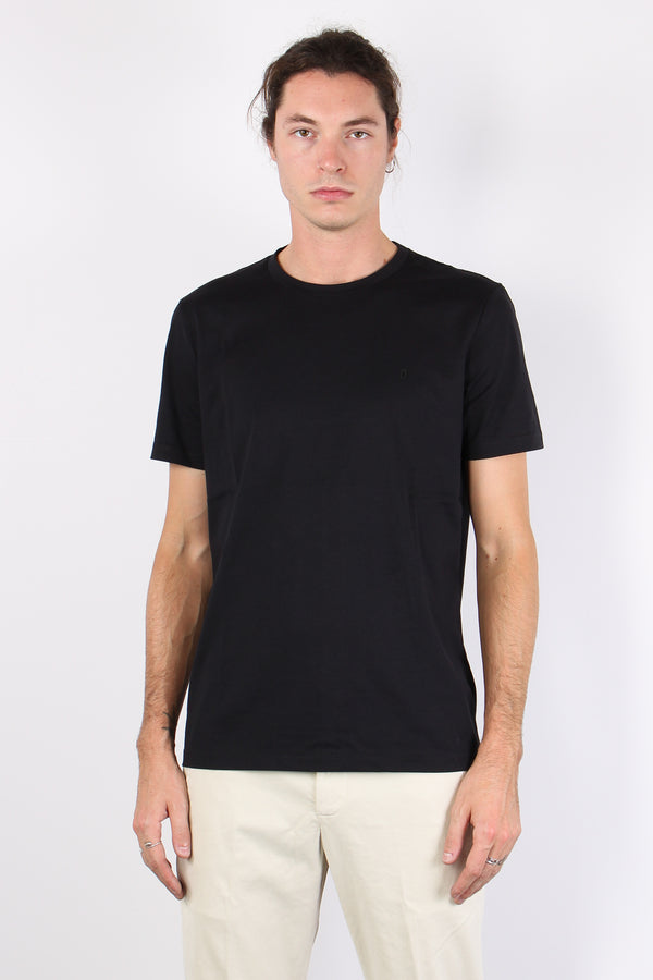 T-shirt Logo Gommato Nero