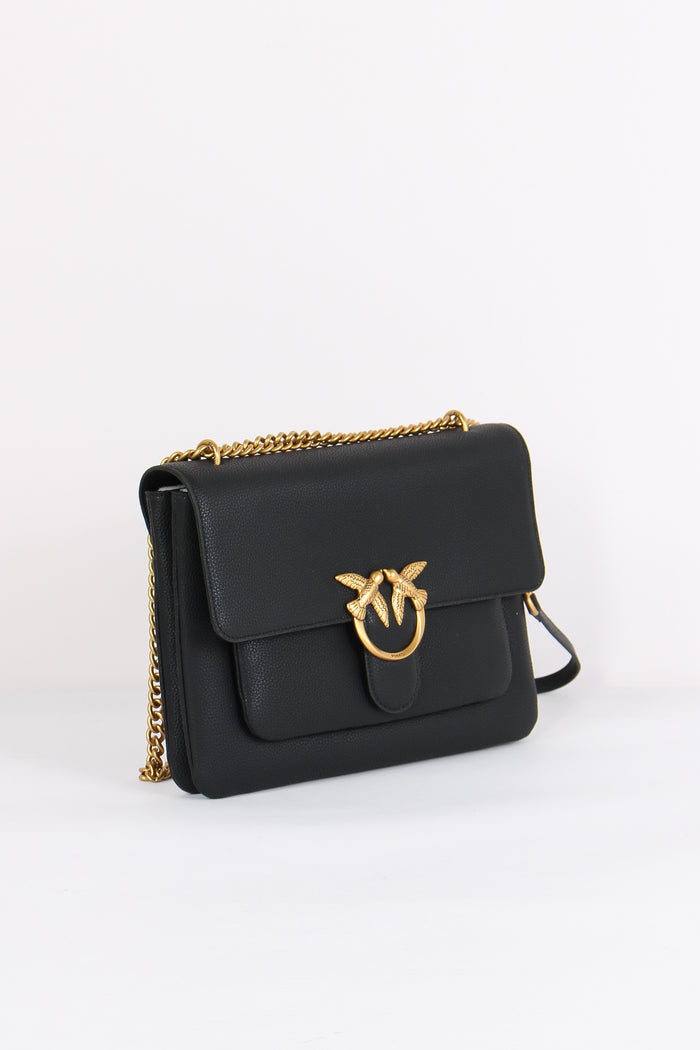 Tracolla Love One Soft Bottola Nero/gold-6