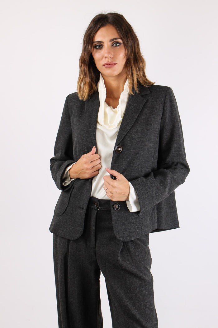 Giacca Monopetto Grigio