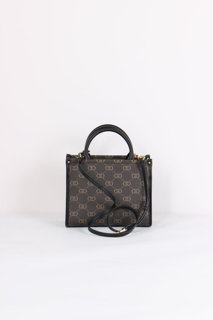 Mini Shopping Monogram Nero-4