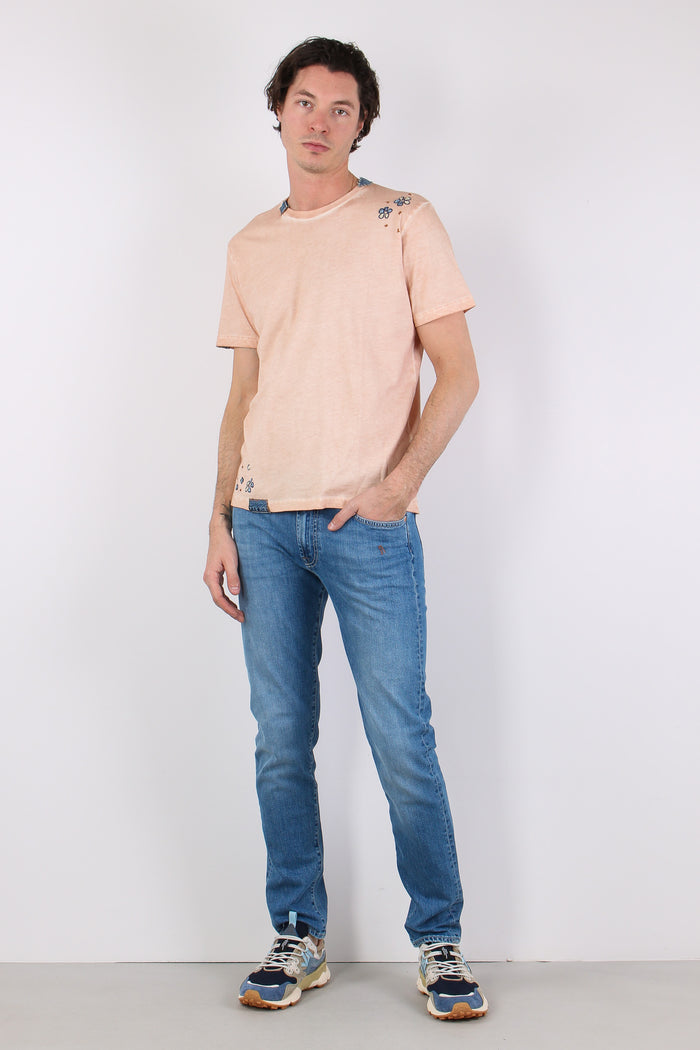 T-shirt Ricamo Fiori Aurora-3