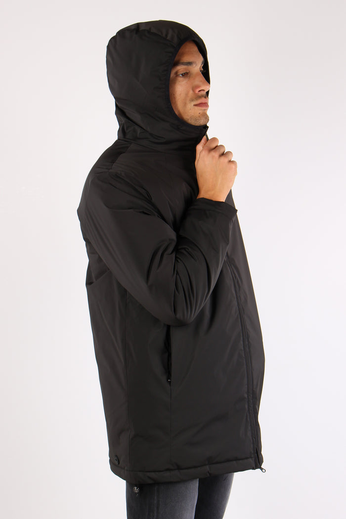 Soprabito Liscio Ovatta Nero-6